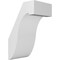 Ekena Millwork 5-in. W x 6-in. D x 10-in. H Del Monte Architectural Grade PVC Knee Brace BRCP05X06X10DEL - alternate 1